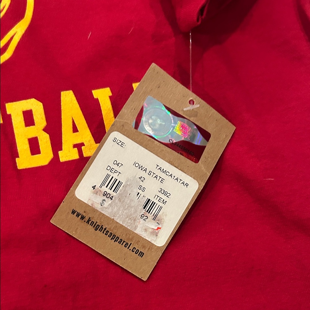 Rivalry Threads Red Iowa State Basketball Tee - Picture 5 of 7